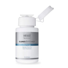 Load image into Gallery viewer, Clenziderm MD Pore Therapy bottle with open cover by hoodermatology.com